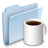 Coffee Folder Badged Icon